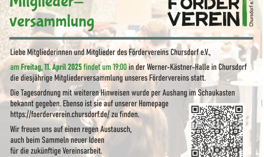 Mitgliederversammlung